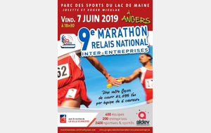 6-7-8 juin 2019 - 9ème Marathon relais National Inter Entreprises